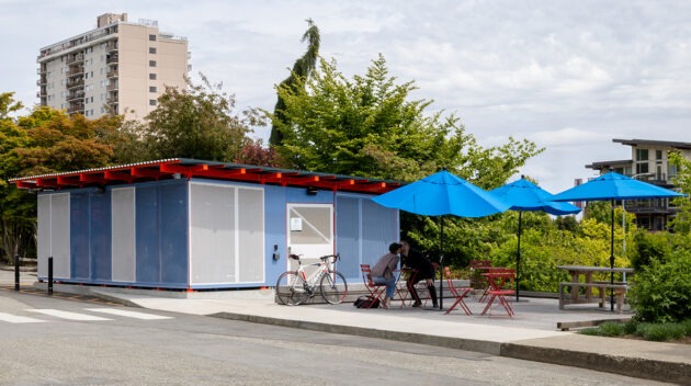 New Westminster City Hall Bike Enclosure